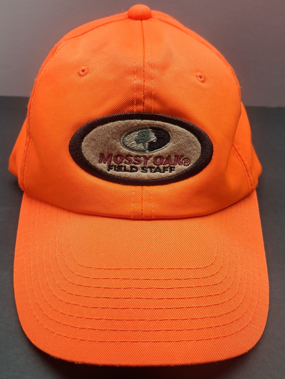 Mossy Oak Field Staff Orange Baseball Cap